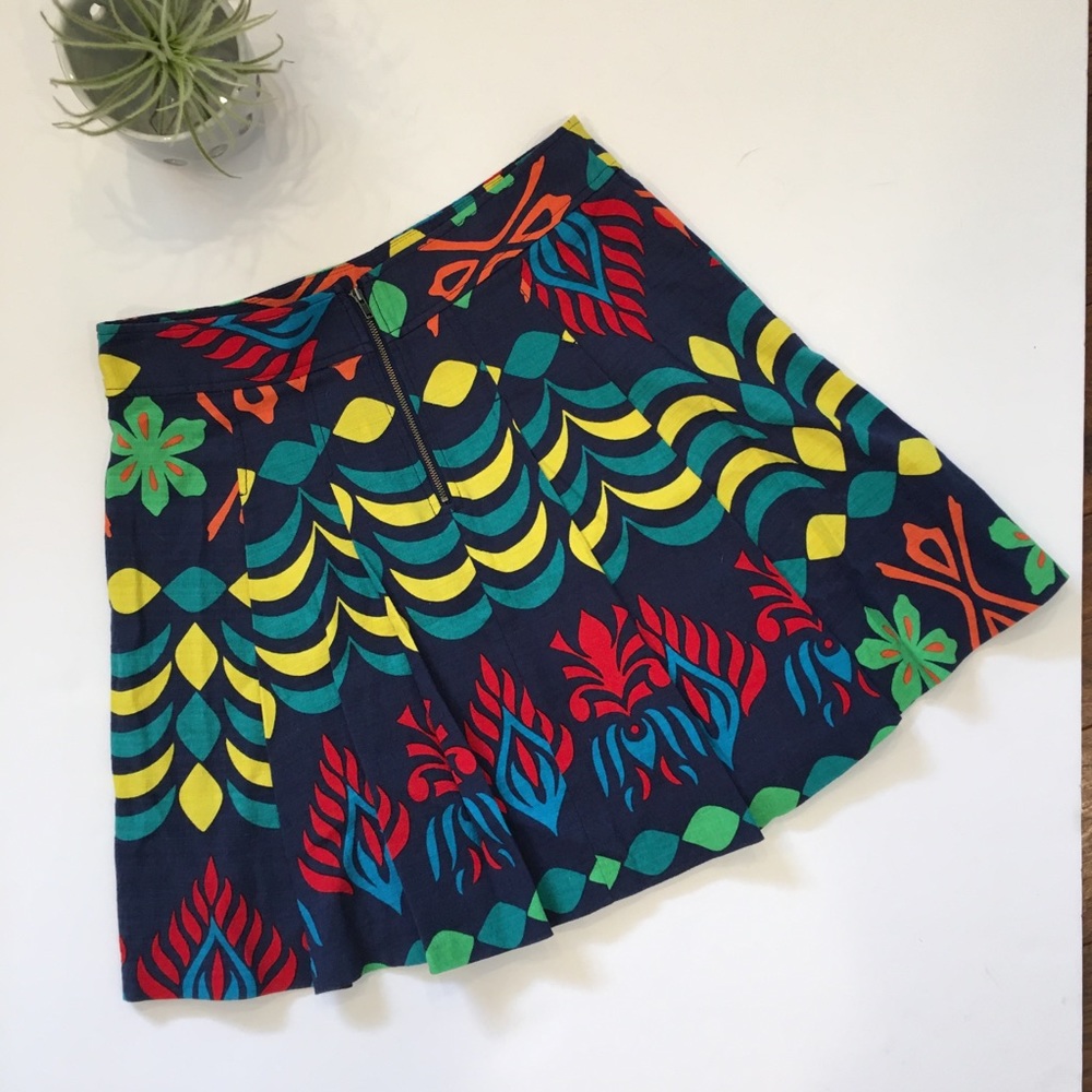 Anthropologie Plenty by Tracy Reese Printed-Textured Skirt. - Picture 4 of 7